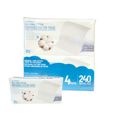 100% Pure Cotton Disposable Cotton Tissue